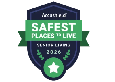 Charter Senior Living of Newport News Recognized as Safest Places to Live™ for 2026